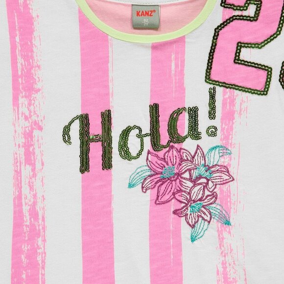 NWT Kanz lavender striped t-shirt - Picture 3 of 3